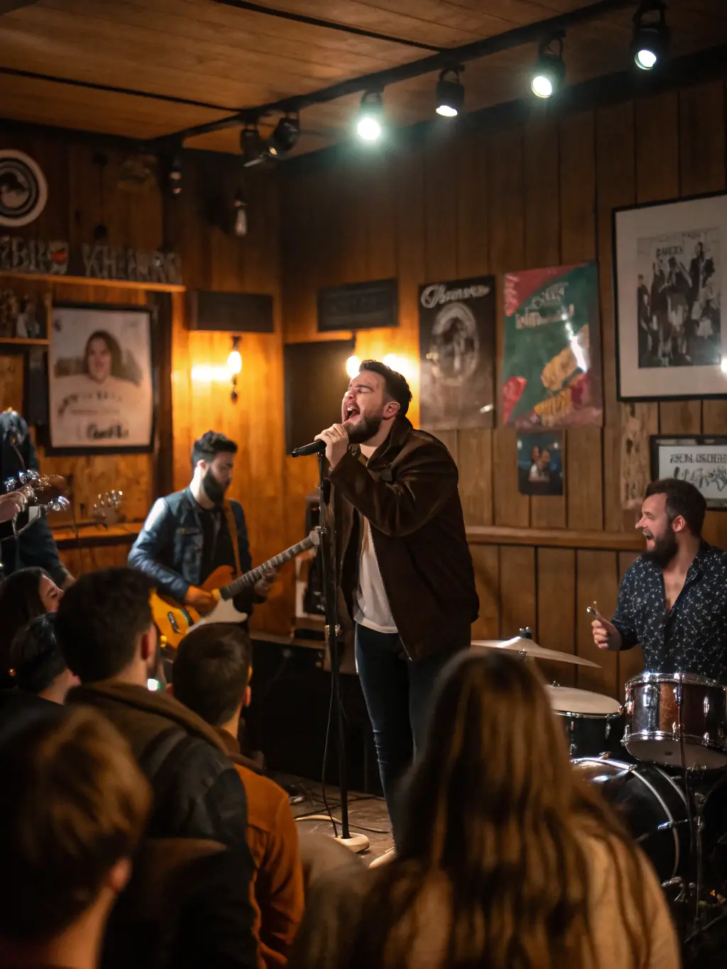 A group of musicians performing on stage, highlighting the collaborative and expressive nature of music, for U F C V COMITE DEPART VAUCLUSE's website.